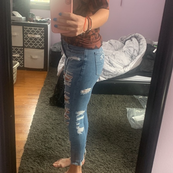 womens american eagle skinny jeans - Picture 4 of 5